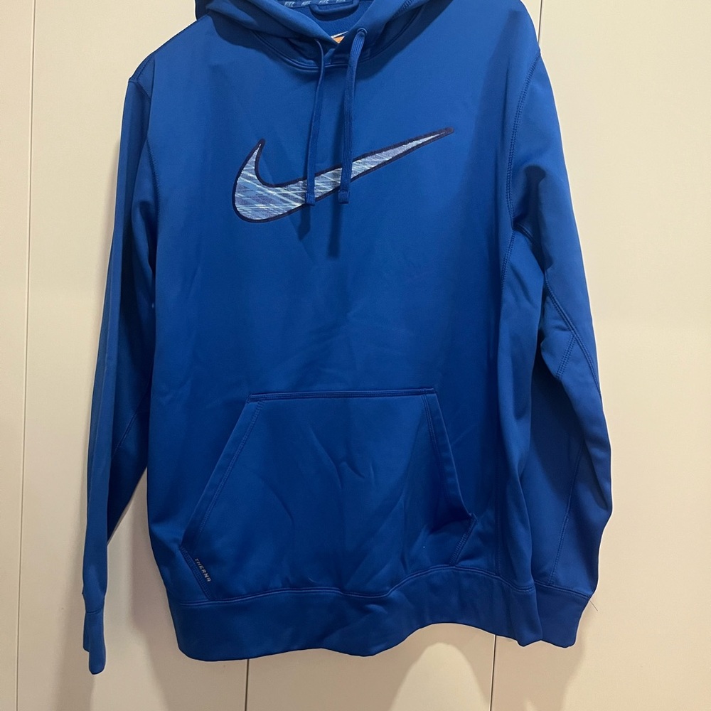 Nike Men's Blue Hoodie